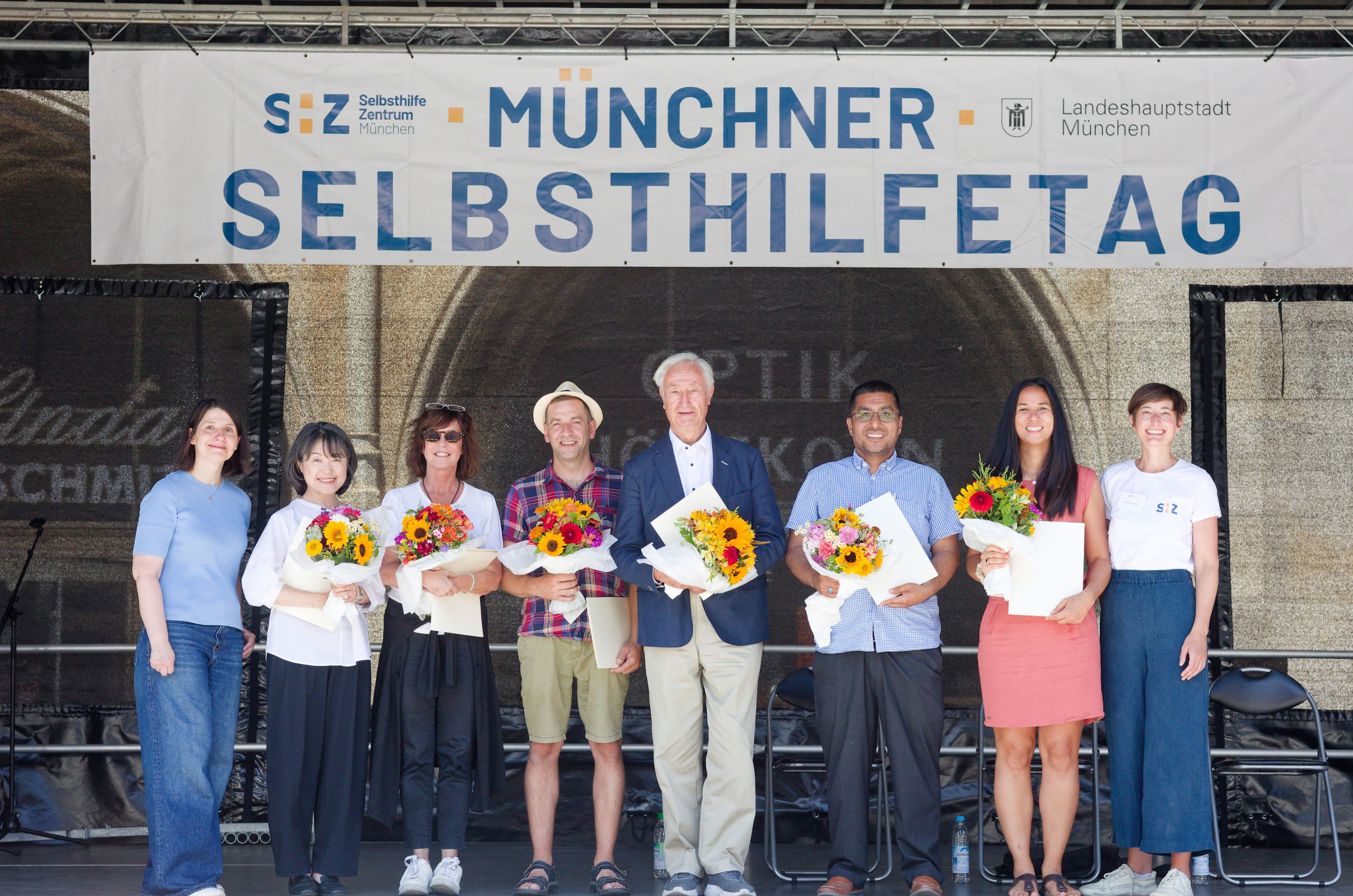 Verleihung der Auszeichnung "München dankt" an langhährige Selbsthilfeaktive für das unermüdliche Engagement.